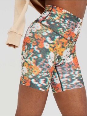 AERIE High-Rise Floral Bike Shorts